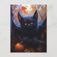 Adorable Halloween Bat Postcard