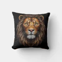 Zebra Vibrant Mosaic Throw Pillow