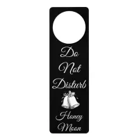 Honeymoon Do Not Disturb Sign Door Hanger