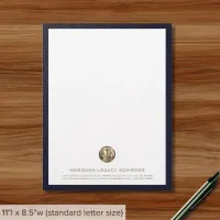 Legal Justice Scale Logo Letterhead