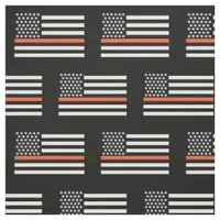 thin orange front line emt ems nurse medical flag fabric