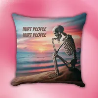 HURT people hurt PEOPLE | Throw Pillow