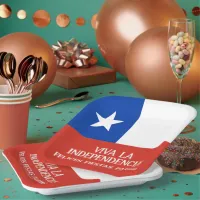 Fiestas Patrias Independence Day Chile Flag Paper Plates