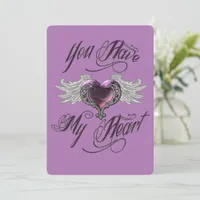 You Have My Heart Pink  Holiday Card