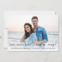 Sun Sea Surf Photo Engagement Announcement