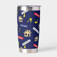 Real Estate Agent Fun Insulated Tumbler