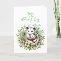 Mother's Day Possum Greeting Card