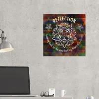 Motivational Mandala Foil Poster