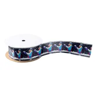 Cold Christmas Caroler 1.5" Wide Satin Ribbon