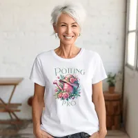 Potting Pro Pink Watering Can Garden White T-Shirt