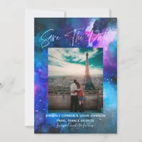 Galaxy Watercolor | Save the Date