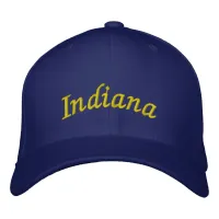 Indiana Embroidered Hat