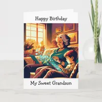 Video Gaming Themed Birthday for a Grandson Card