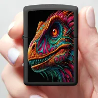 Raptor Ornate Dragon Portrait Zippo Lighter