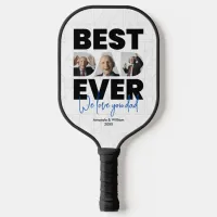 Best Dad Ever | Father's Day | White Pickleball Paddle
