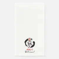 Cute Karate Paper Guest Towels