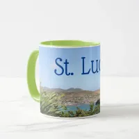 Scenic Caribbean Island Saint Lucia Mug