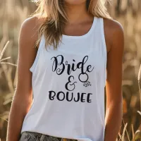 Bachelorette Bride and Boujee Wedding Tank Top