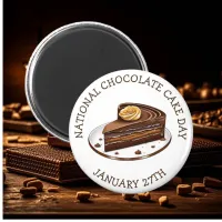 National Cake Day - January 27th Magnet