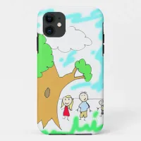 Add your Children's Artwork to this   iPhone 11 Case
