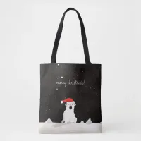 Merry Christmas Polar Bear! Tote Bag