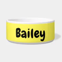 Custom Personalized Name Photo Art Color Pet Large Bowl