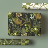 Victorian Gothic Botanicals Forest Glam  Wrapping Paper Sheets