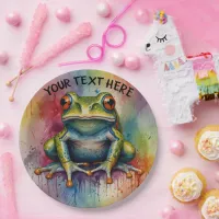 Discover the captivating beautiful frog paper plates