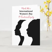 International Women's Day is March 8th    Card