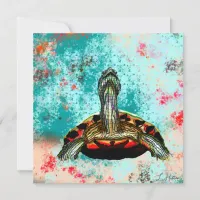 Abstract Turtle Artwork