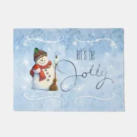 Jolly Snowman ID841 Doormat