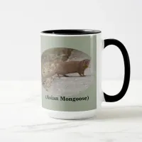 Hawaiian Squirrel (Asian Mongoose) Ringer Mug