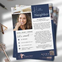 Hello Neighbor Real Estate Introduction Flyer