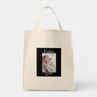 Personalized Baby Love Photo Tote Bag