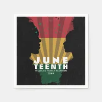 Juneteenth Freedom 1865 Black History Celebration Napkins