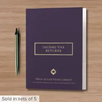 Tax Folders with Pockets for Accountants and CPAs