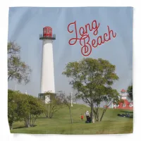 Guiding Lights: Long Beach Lighthouse Serenity Bandana