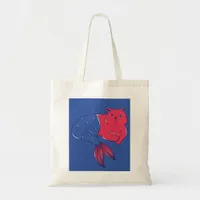 Mermaid Cat Tote Bag