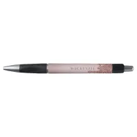 Chic Rose Gold Dripping Glitter Luxury Pen