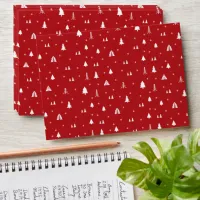 Christmas Trees and Snowflakes Envelope