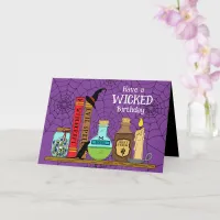 Pagan Witch Wicked Birthday Card