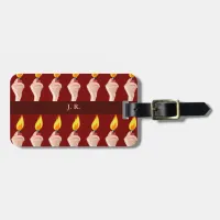 Rock Concert Fun Times Epic Lighter Pattern Luggage Tag