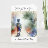 National Son's Day is March 4th Card