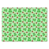 Cute Christmas Teddy Bears  Tissue Paper