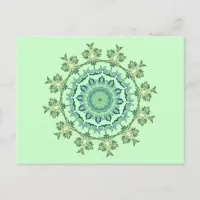 Sea Shells Mandala Postcard