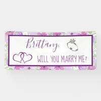 Will you Marry Me Romantic Proposal Sign