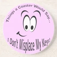 I Don't Misplace Keys Light Coaster
