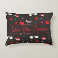 Valentine Forever Love Romantic Accent Pillow