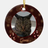 Cute Cat Ceramic Ornament