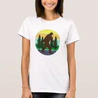 Sasquatch Believer | Vintage Sunset Bigfoot   T-Shirt